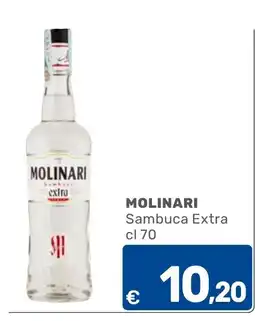 C+C Cash and Carry Molinari Sambuca Extra offerta