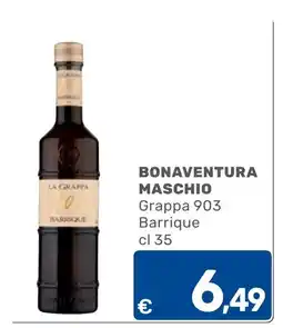 C+C Cash and Carry Bonaventura Maschio Grappa 903 Barrique offerta