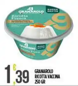Netto Supermercati Granarolo Ricotta Vaccina offerta