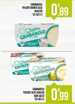 Netto Supermercati Yogurt bianco alta qualità Granarolo offerta