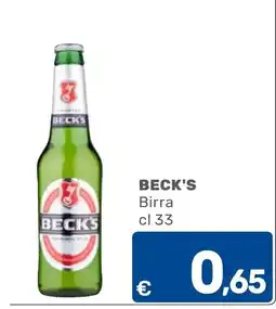 C+C Cash and Carry Beck's Birra offerta
