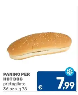 C+C Cash and Carry Panino per hot dog pretagliato offerta