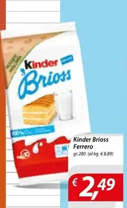 DiMeglio Kinder Brioss Ferrero offerta