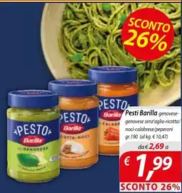 DiMeglio Pesto Barilla genovese offerta