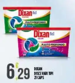 Netto Supermercati Dixan discs vari tipi offerta
