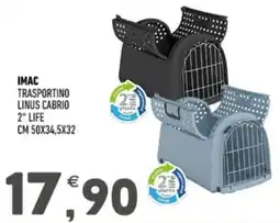 Ayoka Imac trasportino linus cabrio offerta