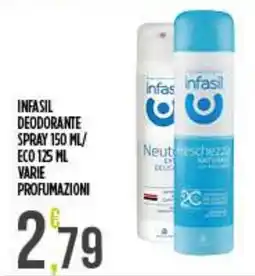 Netto Supermercati Infasil deodorante offerta