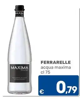 C+C Cash and Carry Ferrarelle acqua maxima offerta