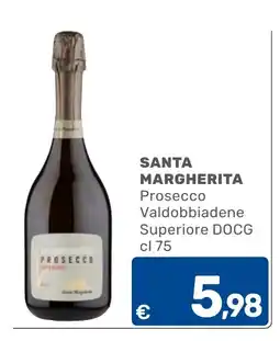 C+C Cash and Carry Santa Margherita Prosecco Valdobbiadene Superiore DOCG offerta