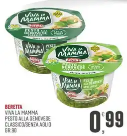 Marketpiù Viva la mamma pesto alla genovese classico senza aglio offerta