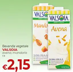 Maxi Nonna Isa Beveranda vegetale VALSOIA avena, mandorla offerta