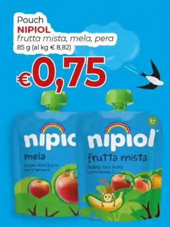 Nipiol frutta mista, mela, pera