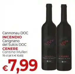 Maxi Nonna Isa Cannonau DOC Incendio Carignano del Sulcis DOC Cenere Cantina Mulleri offerta