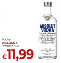 Maxi Nonna Isa Vodka ABSOLUT offerta