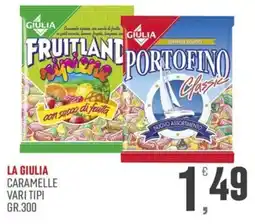 Marketpiù La Giulia caramelle vari tipi offerta