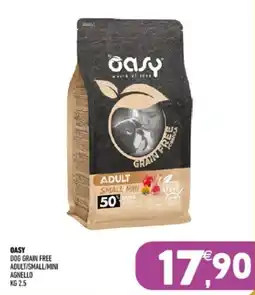Ayoka Oasy dog grain free adult/small/mini agnello offerta