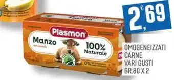 Marketpiù Plasmon Manzo offerta