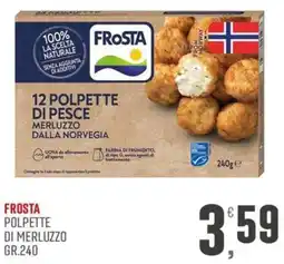 Marketpiù Frosta polpette di merluzzo offerta