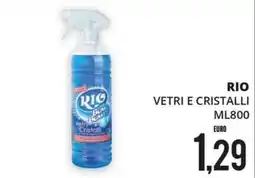Mazzeo Supermercati Rio vetri e cristalli offerta