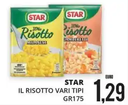 Mazzeo Supermercati Star il risotto vari tipi offerta