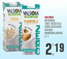 Marketpiù Valsòia bevanda offerta