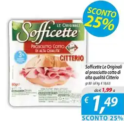 DiMeglio Sofficette Le Originali al prosciutto cotto di alta qualità Citterio offerta