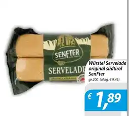 DiMeglio Würstel Servelade original südtirol SenFter offerta