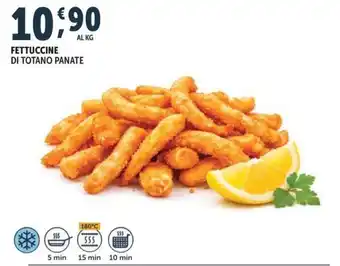 Fettuccine di totano panate