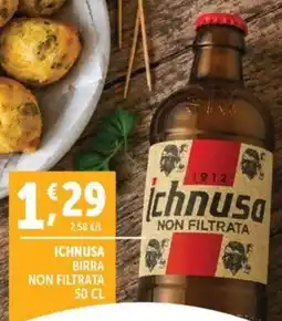 Gourmet Déco Ichnusa birra non filtrata offerta