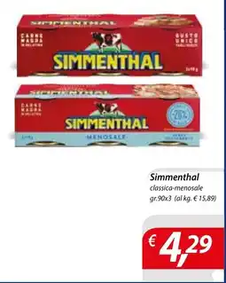 DiMeglio Simmenthal classica-menosale offerta