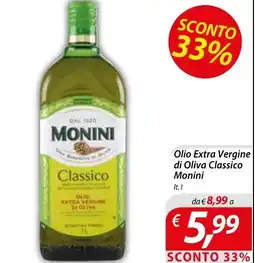 DiMeglio Olio Extra Vergine di Oliva Classico Monini offerta