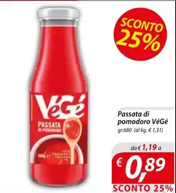 DiMeglio Passata di pomodoro VéGé offerta
