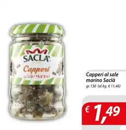 DiMeglio Capperi al sale marino Saclà offerta