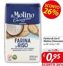 DiMeglio Farina di riso Il Molino Chiavazza offerta
