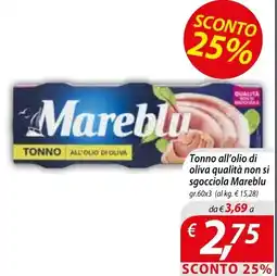 DiMeglio Tonno all'olio di oliva Mareblu offerta