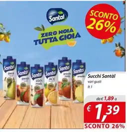 DiMeglio Succhi Santal offerta