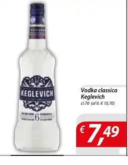 DiMeglio Vodka classica Keglevich offerta