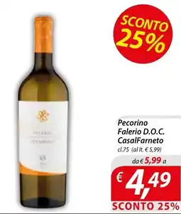 DiMeglio Pecorino Falerio D.O.C. CasalFarneto offerta