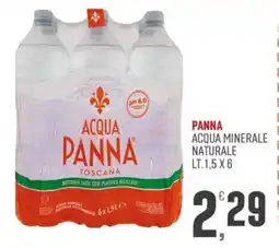 Marketpiù Acqua Panna Toscana offerta