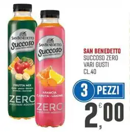 Marketpiù San Benedetto Succoso Zero offerta