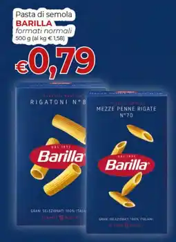 Maxi Nonna Isa Barilla Pasta di semola formati normali offerta