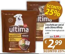 DiMeglio Crocchette per cani al pollo Ultima Affinity offerta