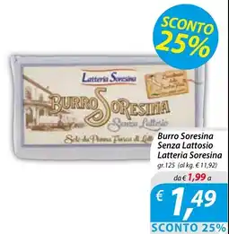 DiMeglio Burro Soresina Senza Lattosio offerta