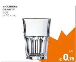 C+C Cash and Carry Bicchiere Granity offerta