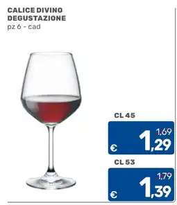C+C Cash and Carry Calice divino degustazione offerta