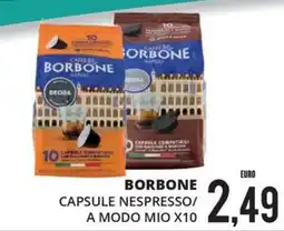 Mazzeo Supermercati Caffè Borbone capsule nespresso offerta