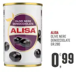 Marketpiù Alisa olive nere denocciolate offerta