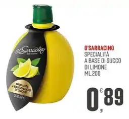 Marketpiù O'Sarracino specialità a base di succo di limone offerta