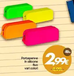 Franzy's Portapenne in silicone fluo offerta