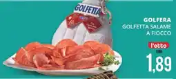 Mazzeo Supermercati Golferta salame a fiocco offerta